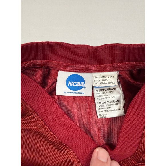 Kids Washington State Cougars NCAA Jersey #10 by OuterStuff Red XL (14-16) - Picture 2 of 7